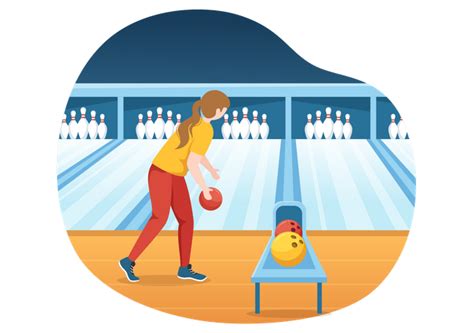 Best Premium Bowling Game Illustration download in PNG & Vector format