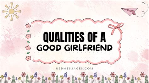 Top 25 Best Qualities Of A Good Girlfriend - Red Messages