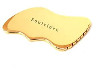 Soulvinee Bronze Kansa Gua Sha Massage Tool - kansa Comb With handle ...