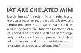 Image result for Chelated vs non Chelated