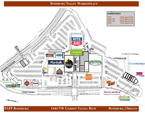 Roseburg Marketplace (Roseburg Valley Mall) - store list, hours ...