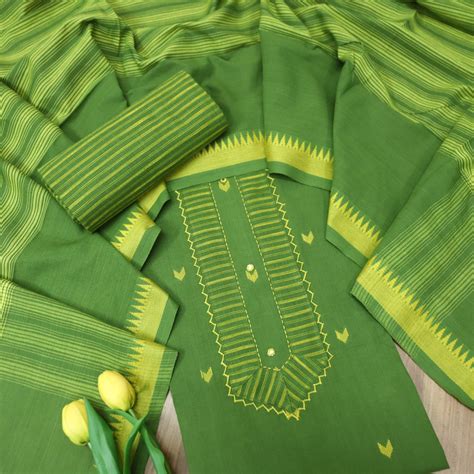 Shop Trendy Unstitched Cotton Suits for Every Occasion! - Desisandook ...