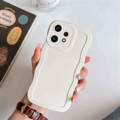 KC Back Cover for Mi Redmi Note 12 Pro 5G, Curly Wave Shape Shockproof ...