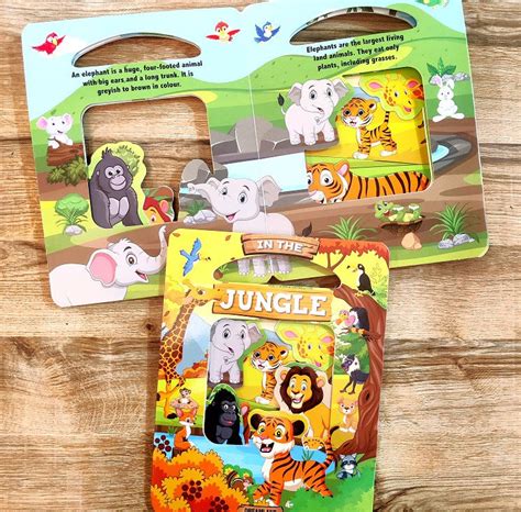 Die Cut Window Board Book - In the Jungle for Kids by Dreamland ...