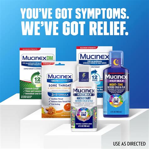 Mucinex Tabletas de liberación extendida de 12 horas La guaifenesina alivia la congestión del ...