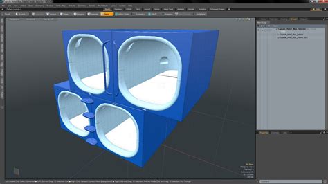 Capsule Hotel Blue Interior 3D | 3D Molier International