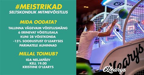 Meistrikad - baarimängude mitmevõistlus ???, O'Learys Kristiine ...