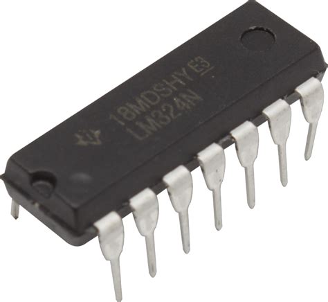 Op-Amp - LM324, Quad, Low-Power, 14-Pin DIP | Antique Electronic Supply