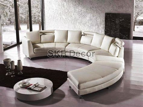 Curved Leather Sectional Sofa Manufacturer, Supplier from Delhi