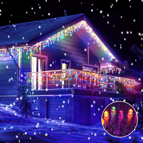 Christmas Lights, 13FT Extendable LED String Lights,Waterproof Outdoor ...