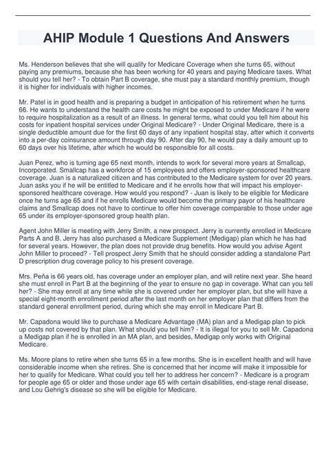 Image result for Ahip Questions Module 4