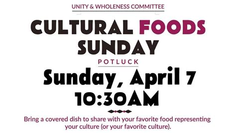 Cultural Foods Sunday Potluck, 2428 Main Street East, Snellville, GA ...
