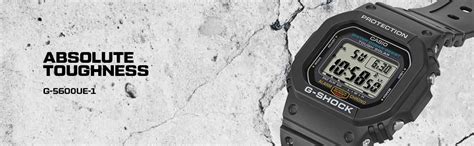 Casio G-Shock G-5600UE-1DR Digital Dial Black Resin Strap Men's Watch ...