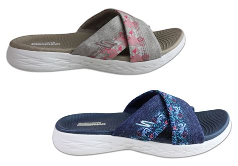 Skechers Womens On The Go 600 Monarch Cushioned Slide Sandals | Brand ...