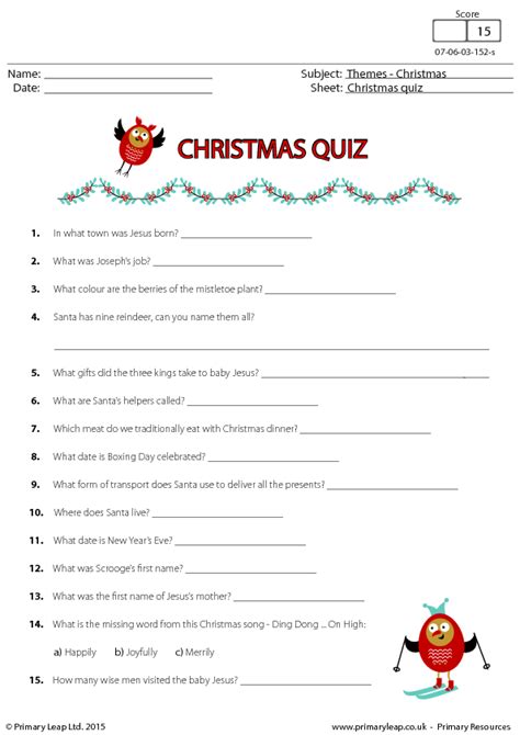 Printable Christmas Quiz 的图像结果