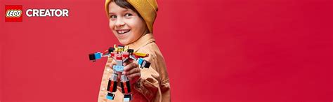 LEGO Creator 3in1 Super Robot 31124 Building Kit (159 Pcs),Multicolor ...