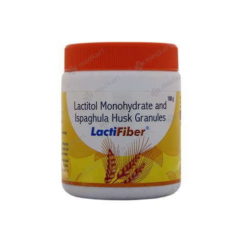 LACTIFIBER GRANULES 180 GM : View Price, Combination and Alternatives ...