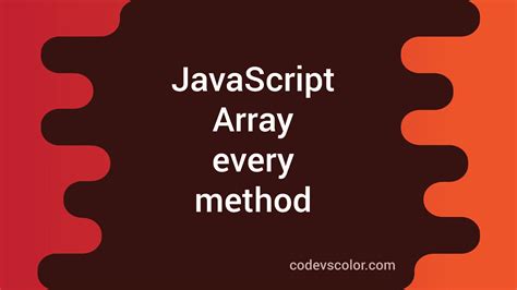 Image result for Array Methods for Each JavaScript