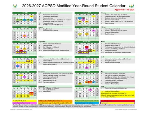 ACPSD Aiken County Public School Calendar 26-27 Revised - EduCounty