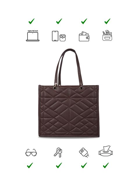 Baker Street Brown Tote for Women -Premium Office & Travel Bag – Miniwesst