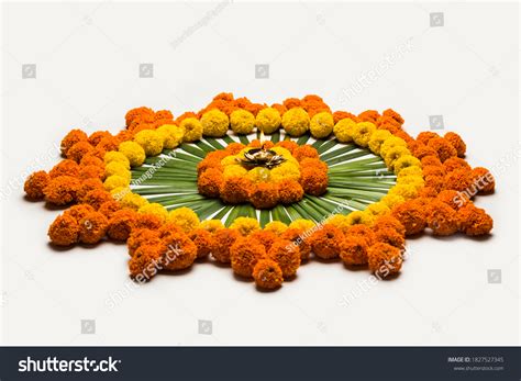 Rangoli Designs With Flowers And Colours