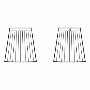 Skirt #1968321 - Made to Measure Sewing Pattern by Sewist CAD Online ...