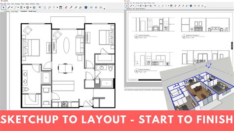 Sketchup Layout Tutorial 的图像结果