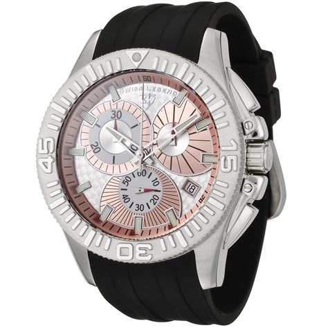 Swiss Legend Men's 50064-09 Evolution Collection Chronograph Rubber ...