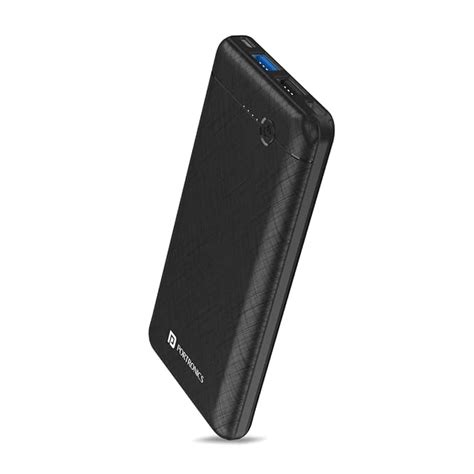Portronics Power Brick II 10000 mAh,2.4A 12w Slim Power Bank with Dual ...