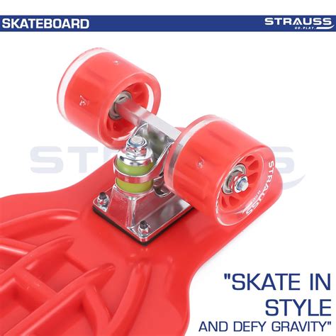STRAUSS Cruiser Skateboard| Penny Skateboard | Casterboard | Hoverboar ...