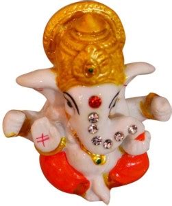 Red Ballons Beautiful Ganpati Idol for Car Dashboard Lord Ganesha ...