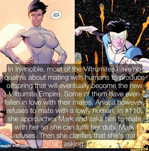 In Invincible, most of the Viltrumites have no qualms about mating with ...