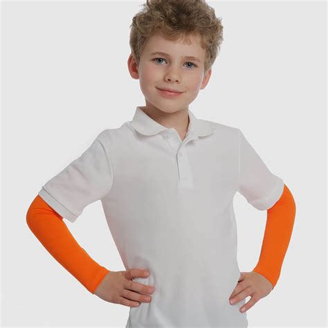 Orange - Arm Sleeves - Sun Protection UV Arm Sleeves | Crazy Arms ...