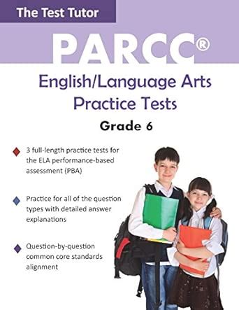 Buy PARCC English/Language Arts Practice Tests - Grade 6 Book Online at ...