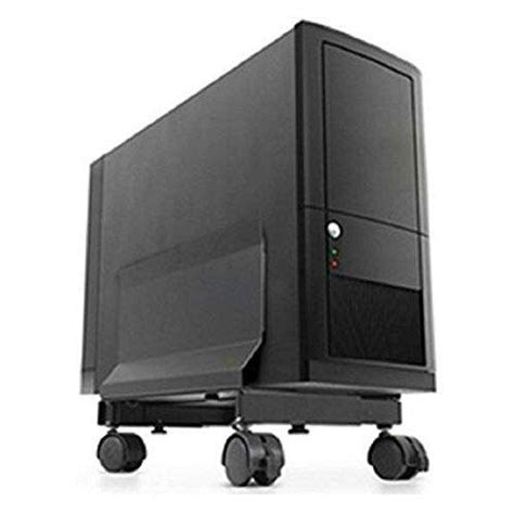 Metal CPU Trolley with Wheels (Black, Large) – GADGET WAGON
