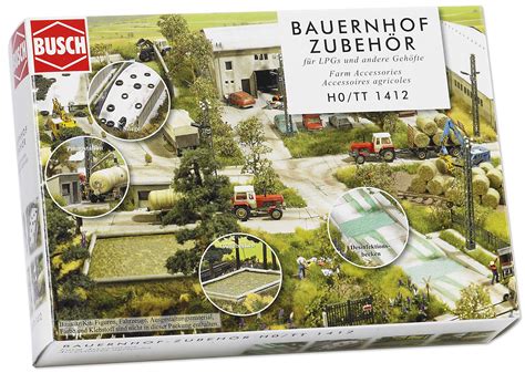 Buy Busch 1412 LPG Farm Accessories HO Structure Scale Model Structure ...