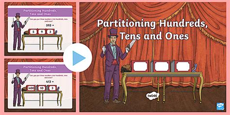 Maths Magician Partitioning Hundreds Tens and Ones PowerPoint