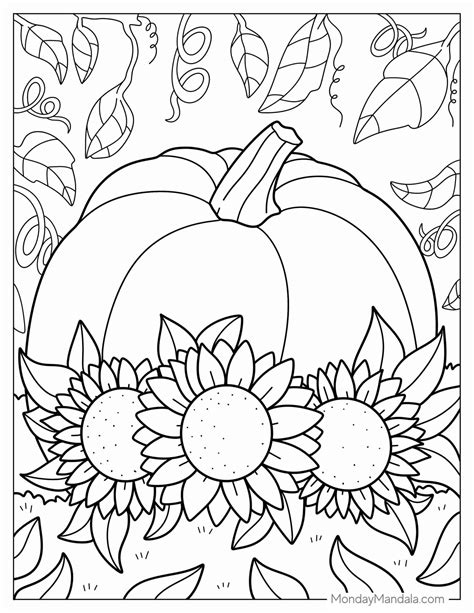 Free Coloring Pages Fall Printable - Printable Board Games