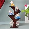 Buy FlowerAura Decorative Set of 4 Adorable Buddha Monk Figurines With ...