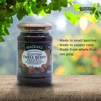 MACKAYS-Scottish 3 Berry Preserve-340g – OG-MART