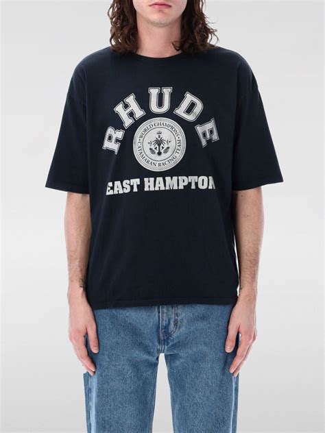 RHUDE: T-shirt men - Black | Rhude t-shirt RHSS24TT08012610C online at ...