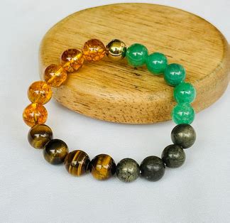 Money Magnet Pro Bracelet (Aventurine, Citrine, Tiger Eye, Pyrite) - A ...