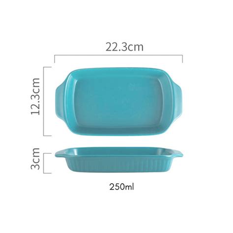 Rectangle Baking Pan 250 ml