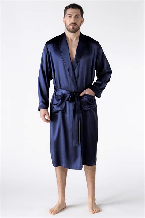 NK Men 3/4 Robe - Short Silk Robe for Men | NK IMODE
