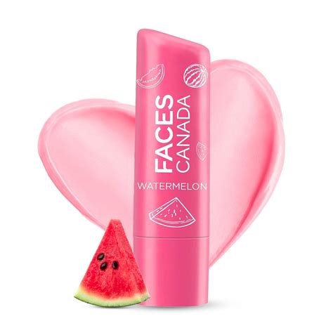 Buy FACESCANADA Color Lip Balm - Watermelon 02, 4.5g | Pink Tint | 12HR ...