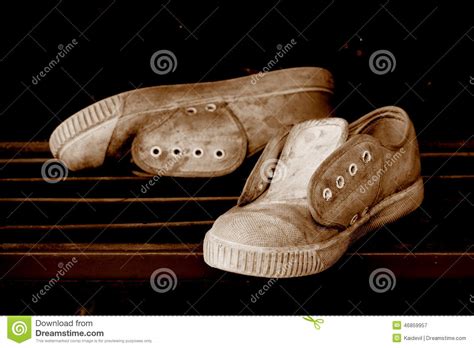 Old canvas shoes stock image. Image of classic, canvas - 46859957
