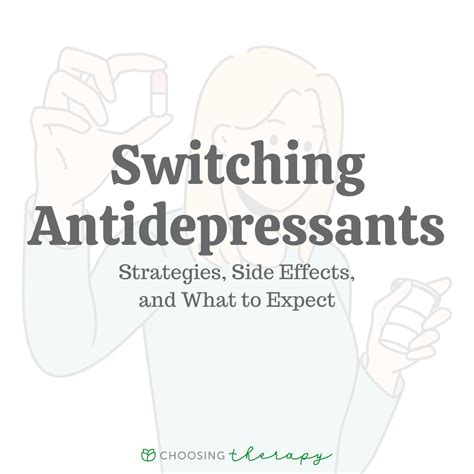What to Expect When Switching Antidepressants