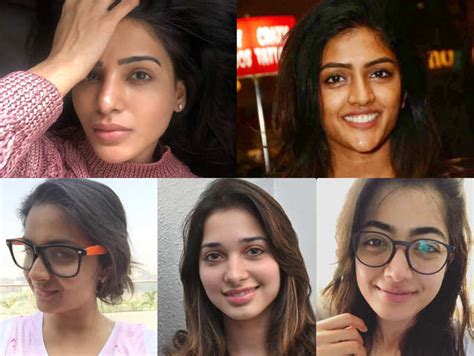 5 Tollywood actresses who embrace their bare faces proudly | The Times ...