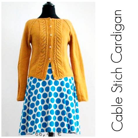Cable Stitch Cardigan [ PDF ], ENGLISH Version | rosa p ...