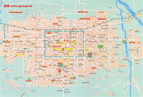 西安市区地图